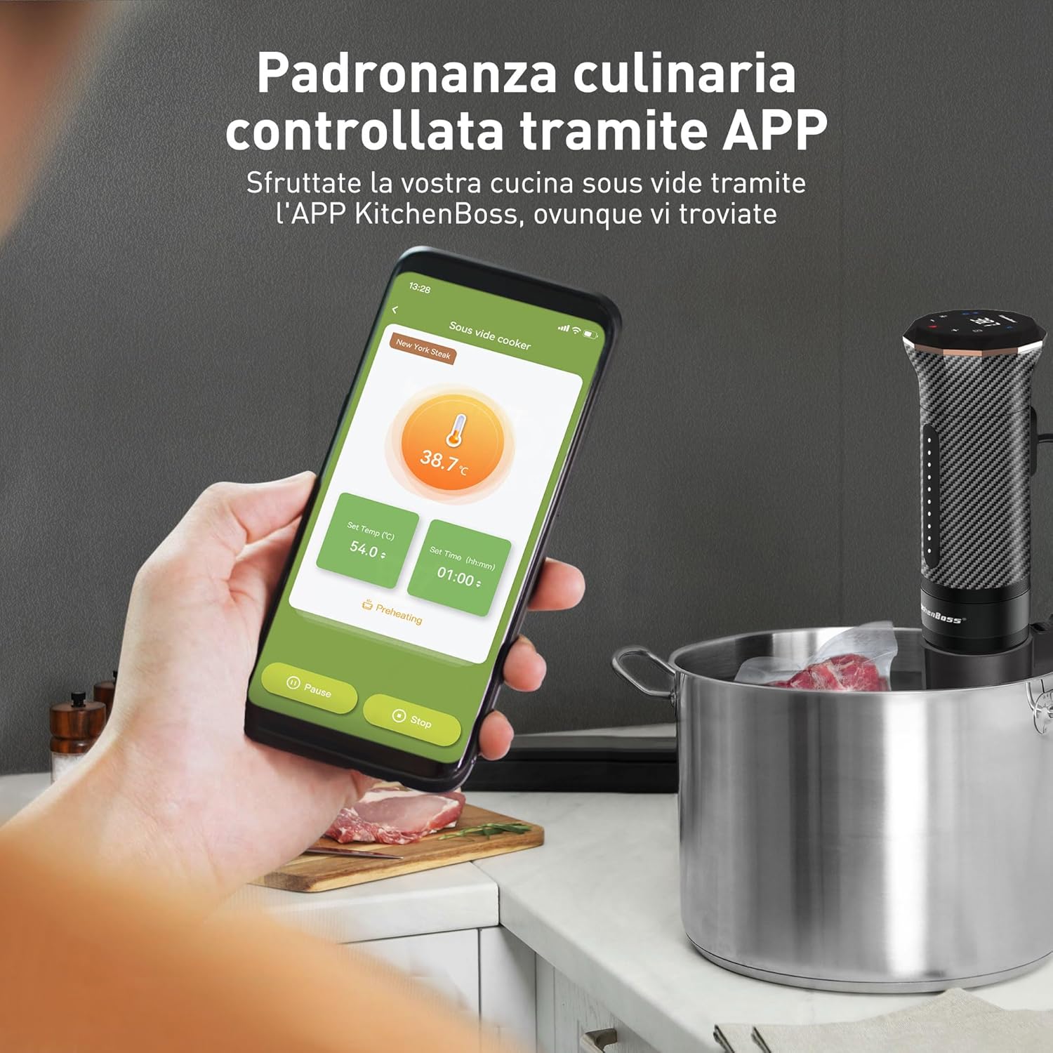 Thumbnail 1 de KitchenBoss WiFi sous vide 1100 W