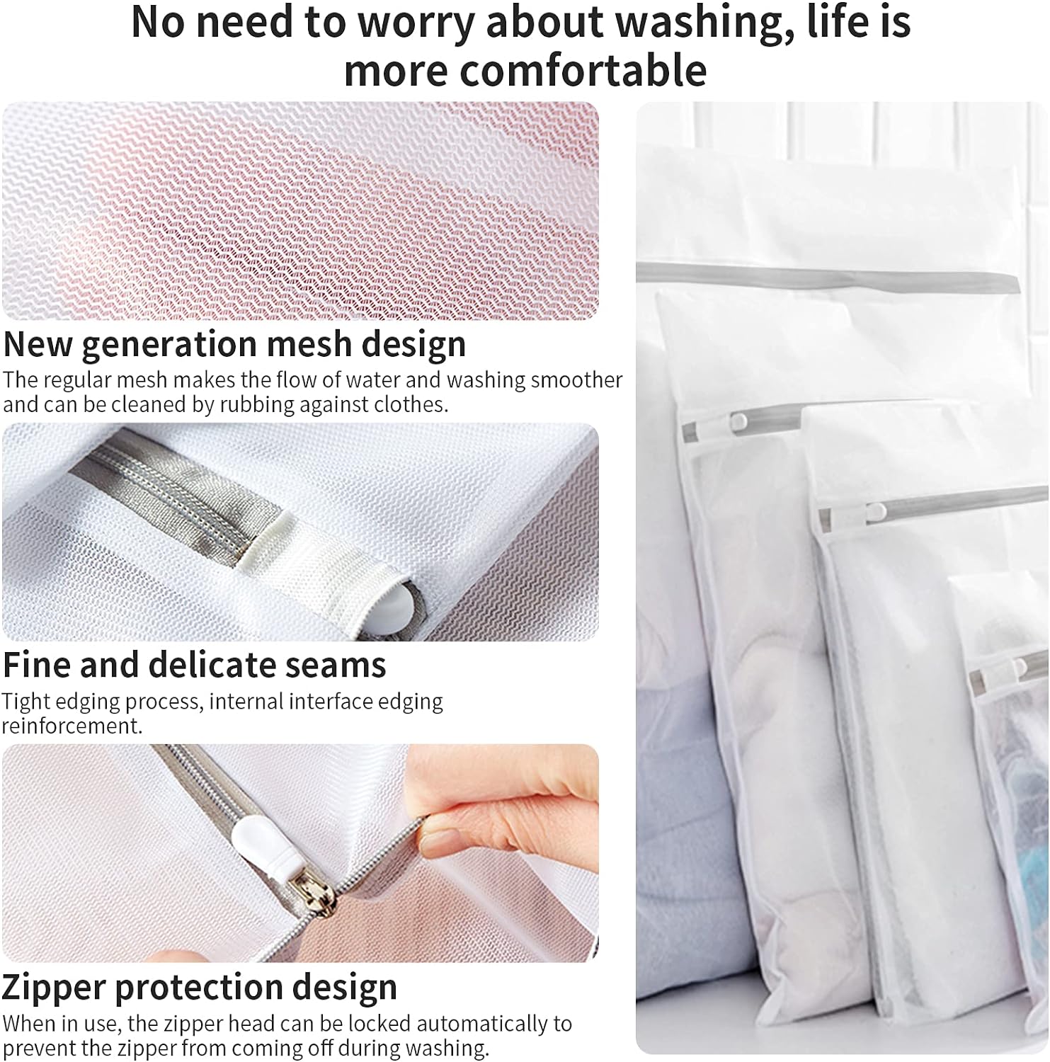 Thumbnail 3 de MDSXO 10 Pack Mesh Laundry Bags for Delicates