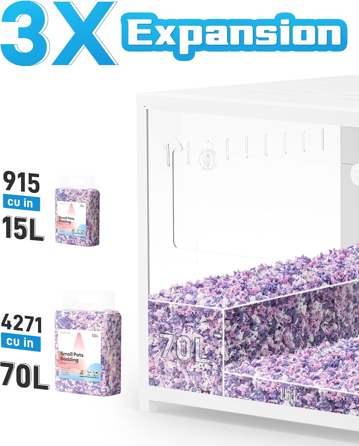 Thumbnail 6 de BUCATSTATE Hamster Bedding 15L