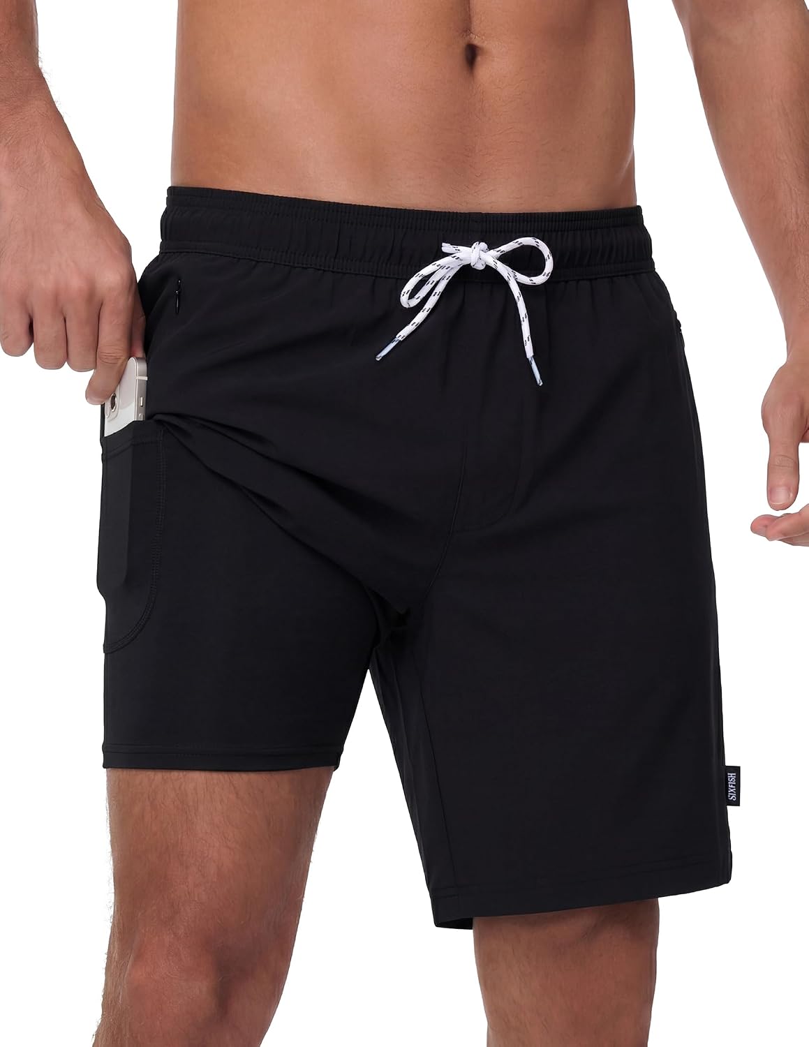 Detalle de Sixfish Men's Swim Trunks, 7-Inch