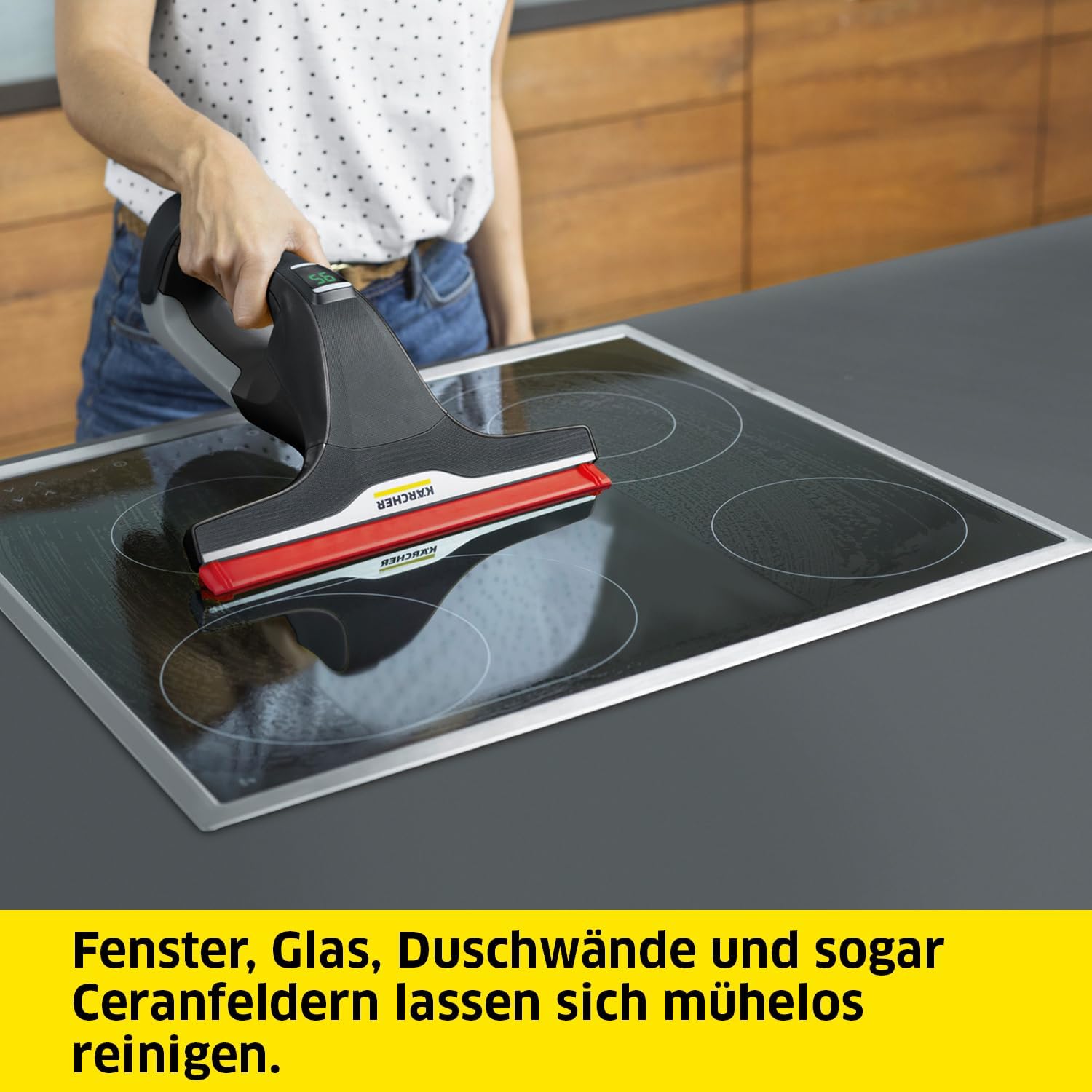 Thumbnail 3 de Kärcher Fenstersauger WV 6 Plus Multi Black Edition – lange Akkulaufzeit, Zubehör im Paket