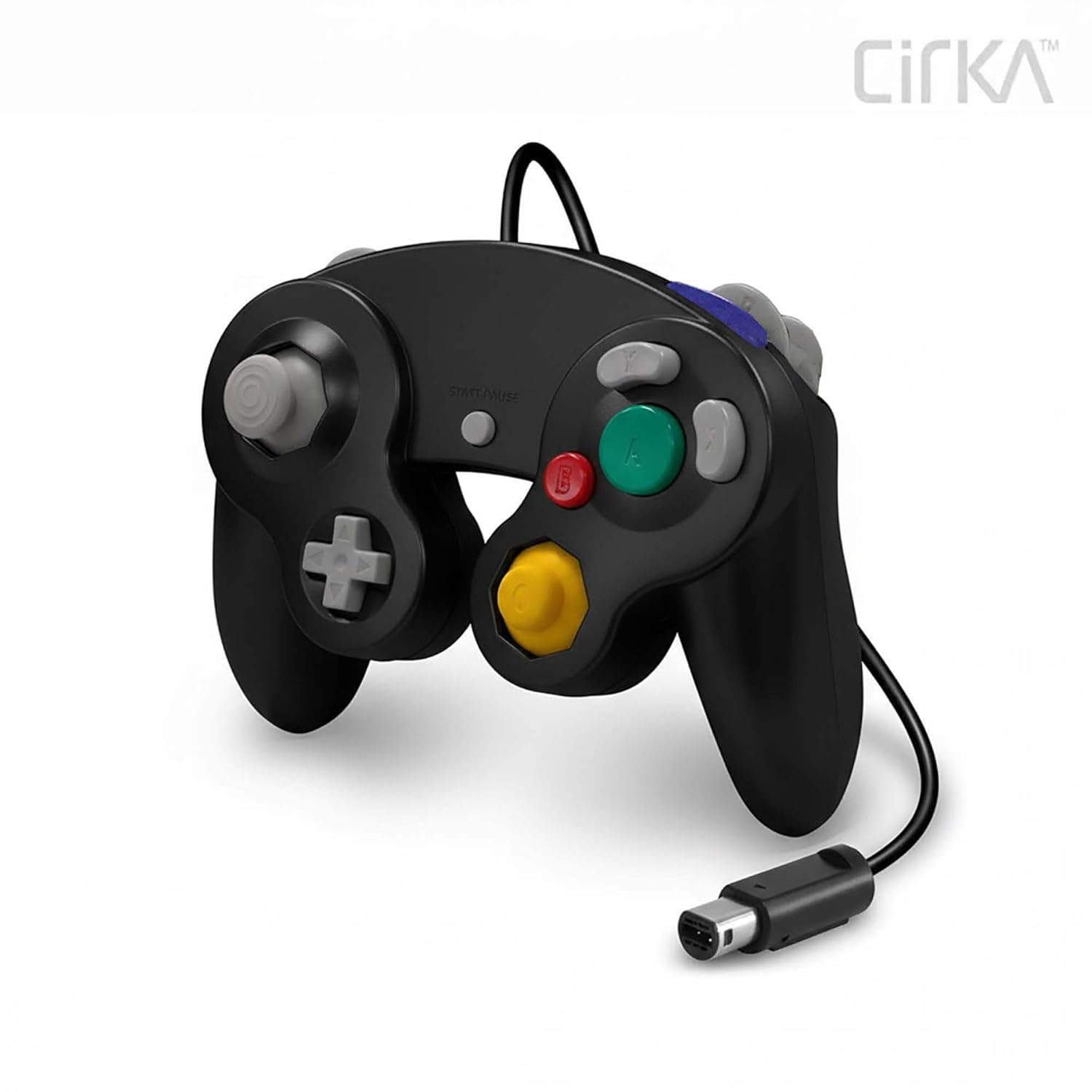 Thumbnail 1 de CirKa Wired Controller for GameCube GC/Wii Black