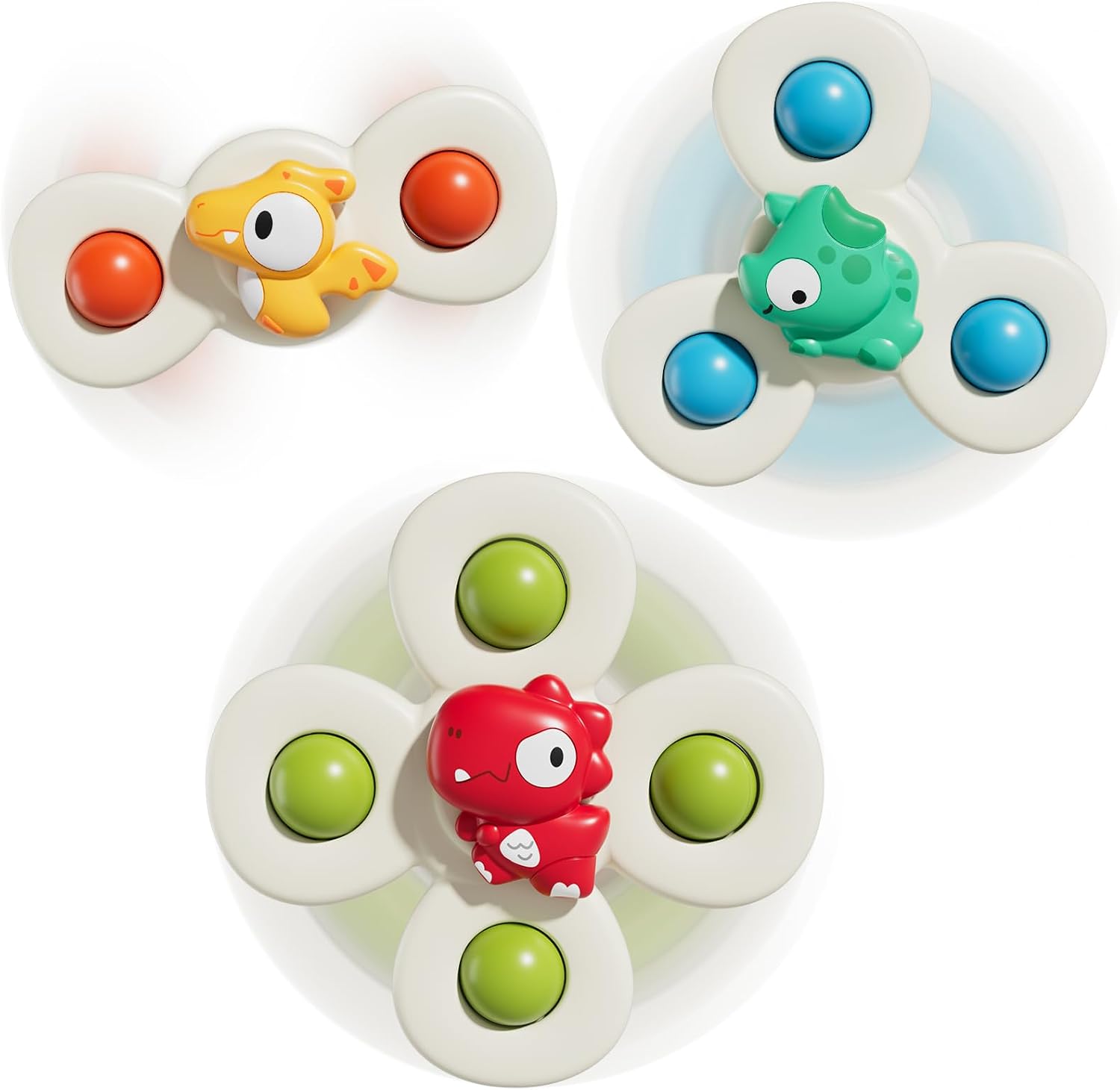 Detalle de CalfQueen Suction Cup Spinner Toy for Ages 1–3