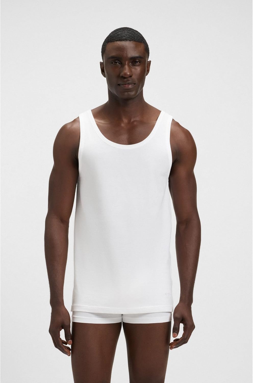 Detalle 2 de BOSS Herren Tank Top 3er-Pack Classic Vest mit Rundhalsausschnitt (Regular Fit)