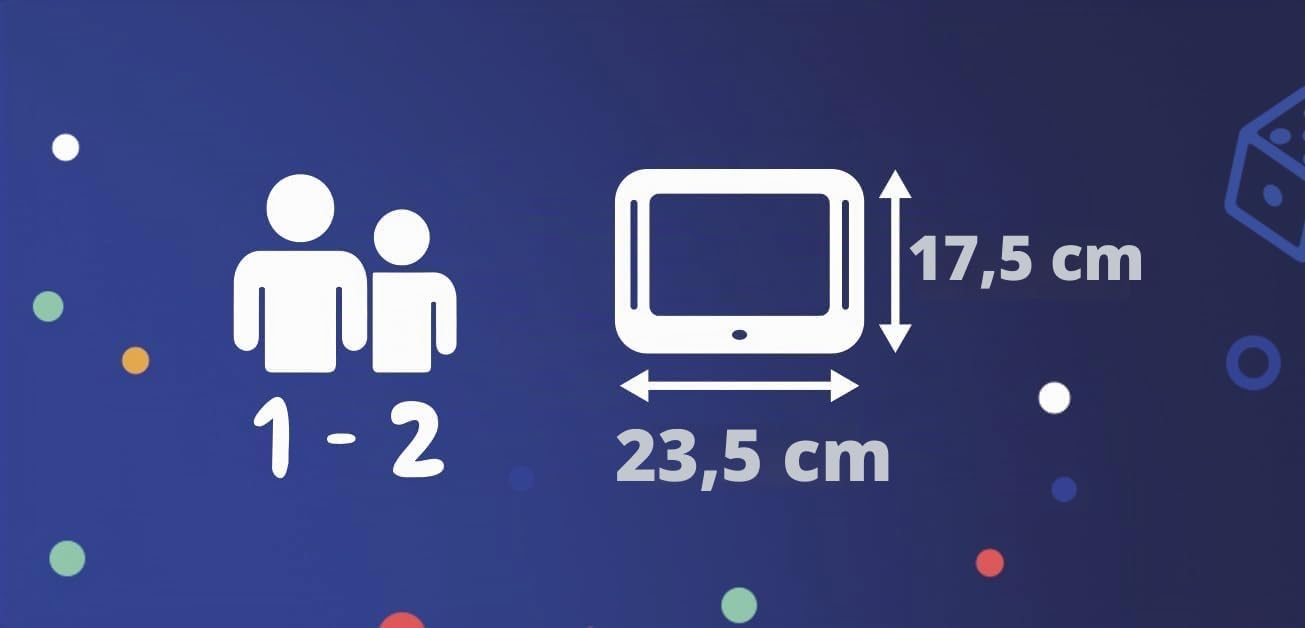 Detalle 2 de BUKI 6208 – Spiel-Tablet mit 20 Spielen zum Mitnehmen