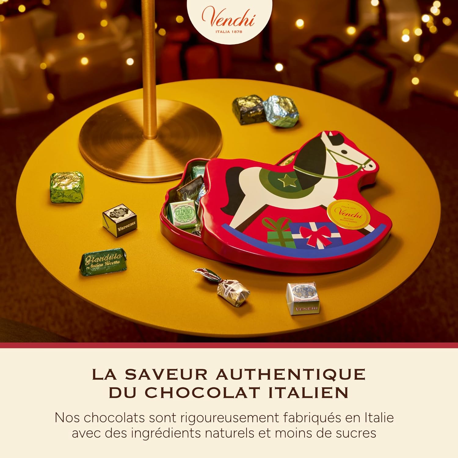 Thumbnail 6 de Venchi Coffret Cheval à Bascule de Noël – 160 g, Cometa Assortis