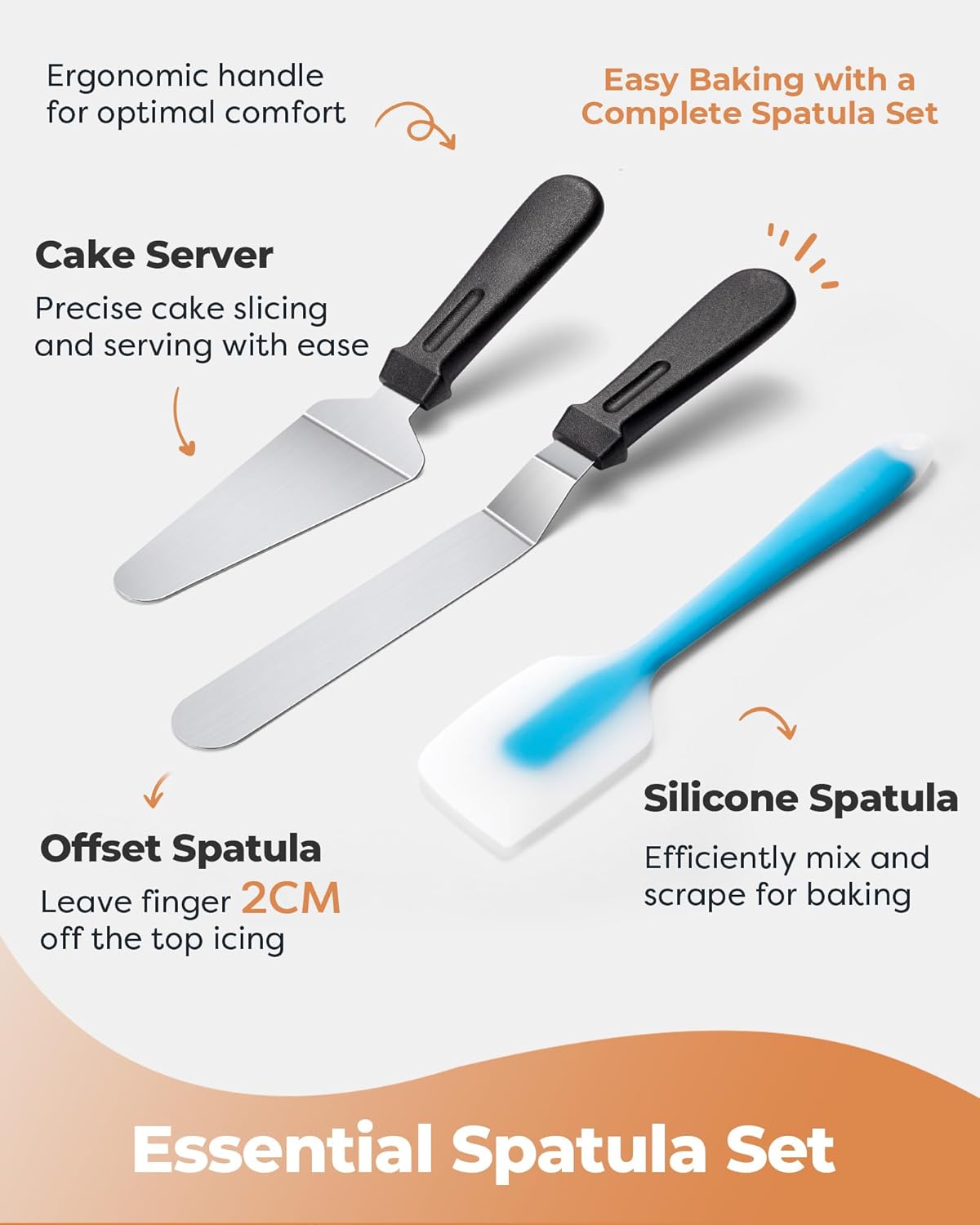 Thumbnail 4 de Kootek Cake Decorating Kit, 12" turntable