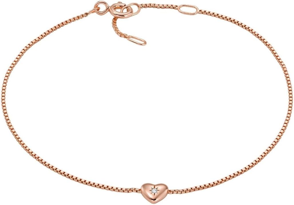 Thumbnail 5 de Fossil Bracciale da donna in argento sterling con chiusura a moschettone