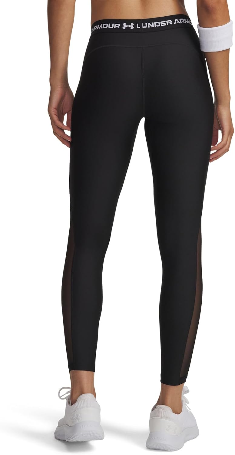 Detalle 2 de Under Armour HeatGear Mesh Calzamaglia Donna Nero – stile, leggerezza e comfort per l’allenamento