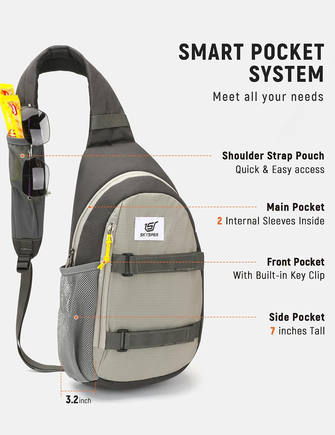 Thumbnail 1 de SKYSPER Sling Bag 11-inch tablet