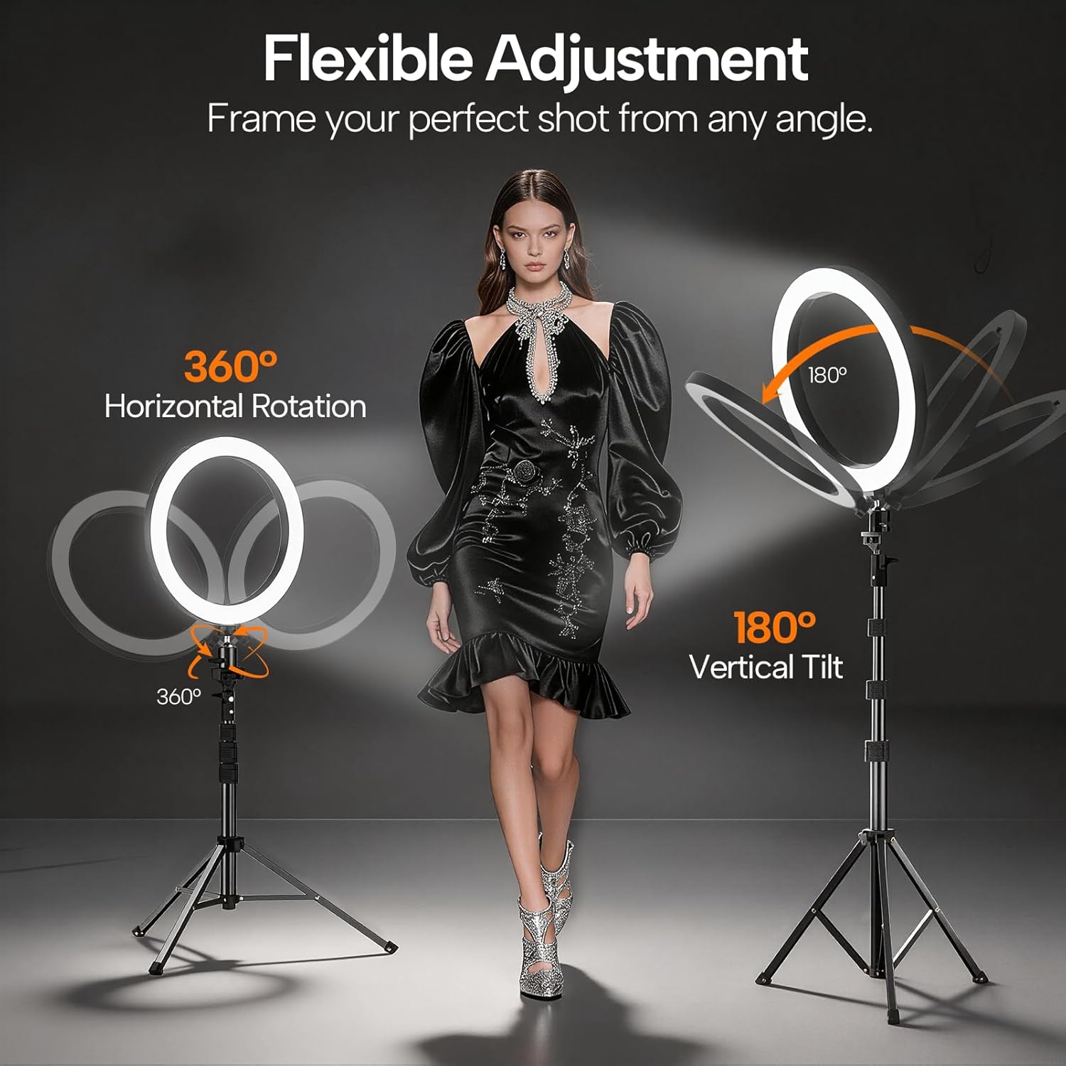 Thumbnail 4 de EMART 10" Ring Light with 55" Tripod