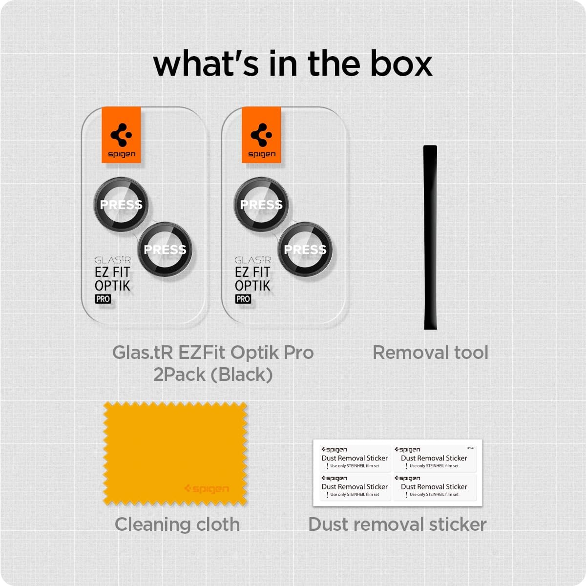 Thumbnail 3 de Spigen Glas.tR EZ Fit Pro Cámara iPhone 15/14 - 2 Unidades 📷