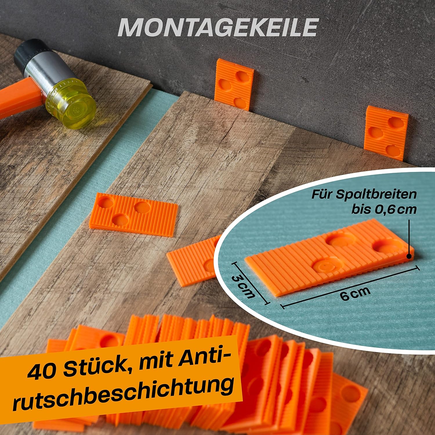 Thumbnail 6 de Hinrichs Laminat Verlegeset 46-teiliges Komplettset – Profi-Set für Laminatverlegung