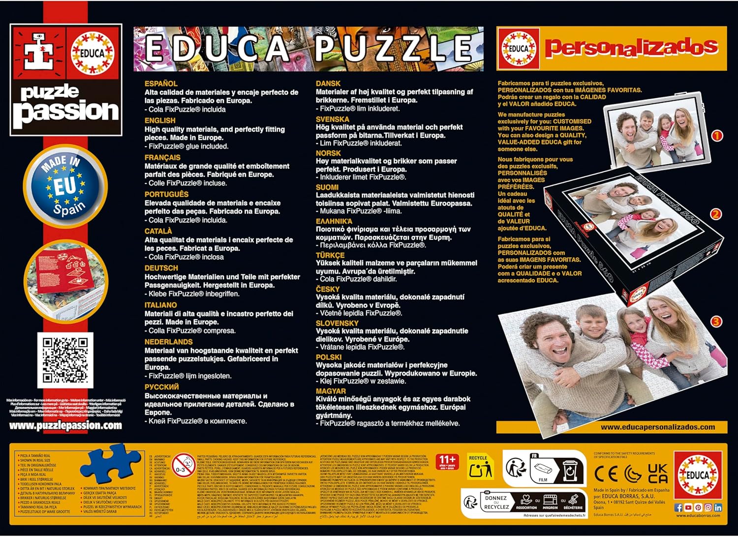 Thumbnail 1 de Educa Puzzle Stitch – Lot de 2 puzzles adulte 500 pièces Disney Lilo & Stitch