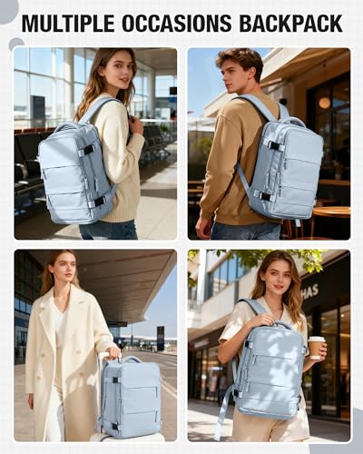 Thumbnail 8 de HPLQQ Mochila de cabina para avión 40x20x25 (Ryanair), impermeable con apertura 180° y compartimento para portátil