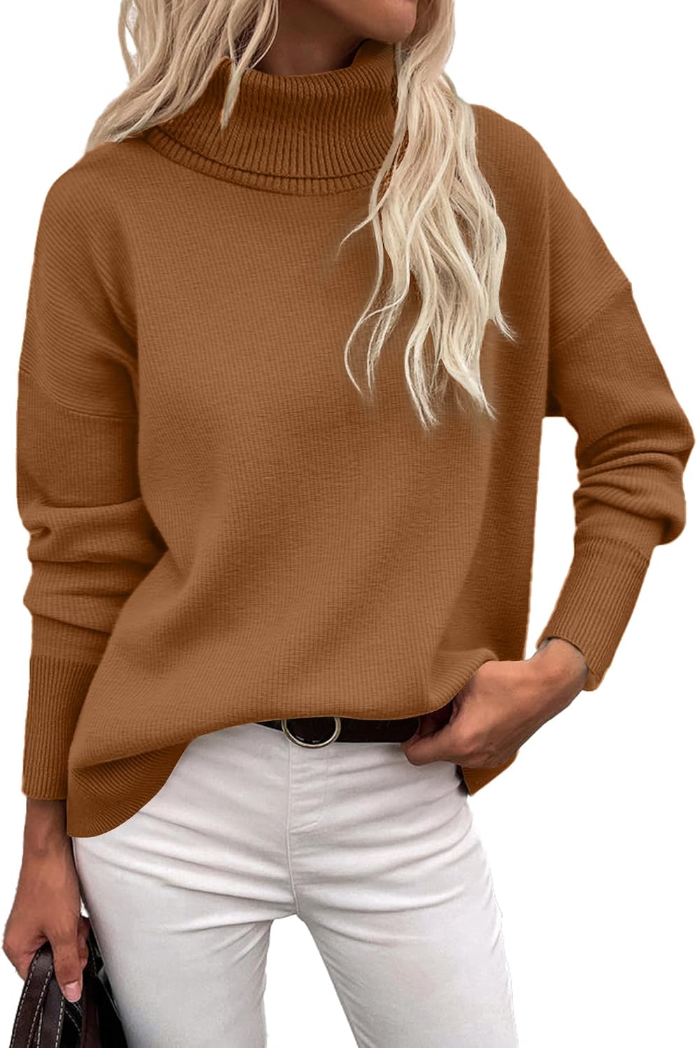 Thumbnail 4 de Zeagoo Turtleneck Sweater High‑Low Hem 2026