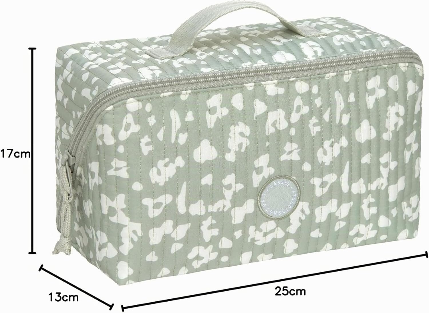 Detalle de LÄSSIG Baby Organiseur de table à langer Flex Organizer Leo light khaki – pratique et portable
