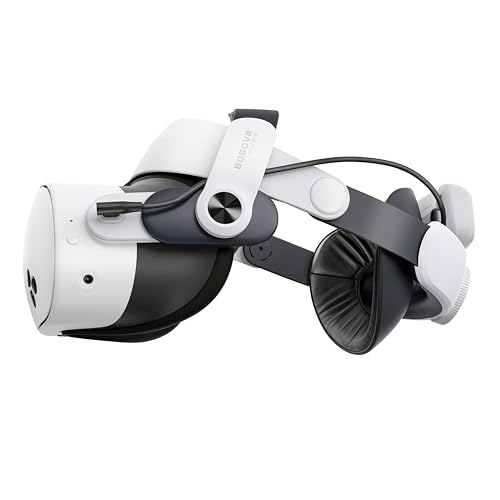 Detalle de BOBOVR M3 Pro: Batería y Correa para Cabeza Compatible con Meta Quest 3/Quest 3S, Carga Magnética y Intercambio Rápido