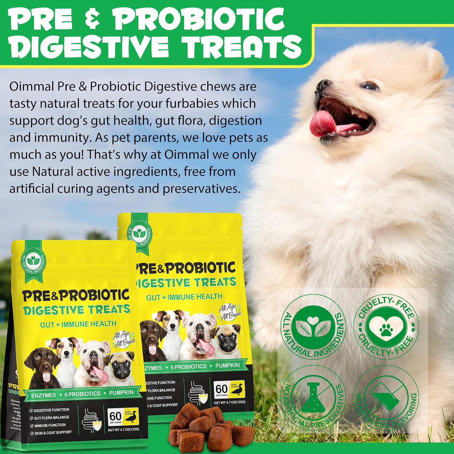 Thumbnail 1 de Generico Probiotico per Cani 60 Chews