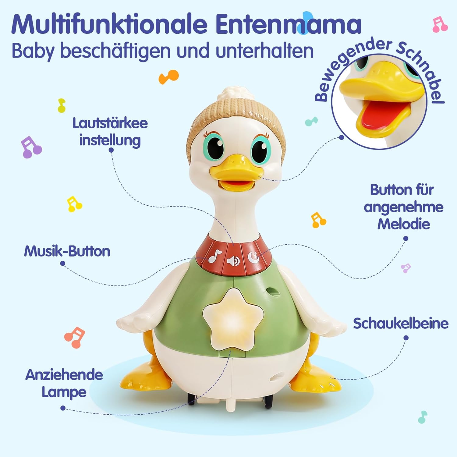 Thumbnail 2 de HOLA Baby Dancing Duck Spielzeug 6–12 Monate