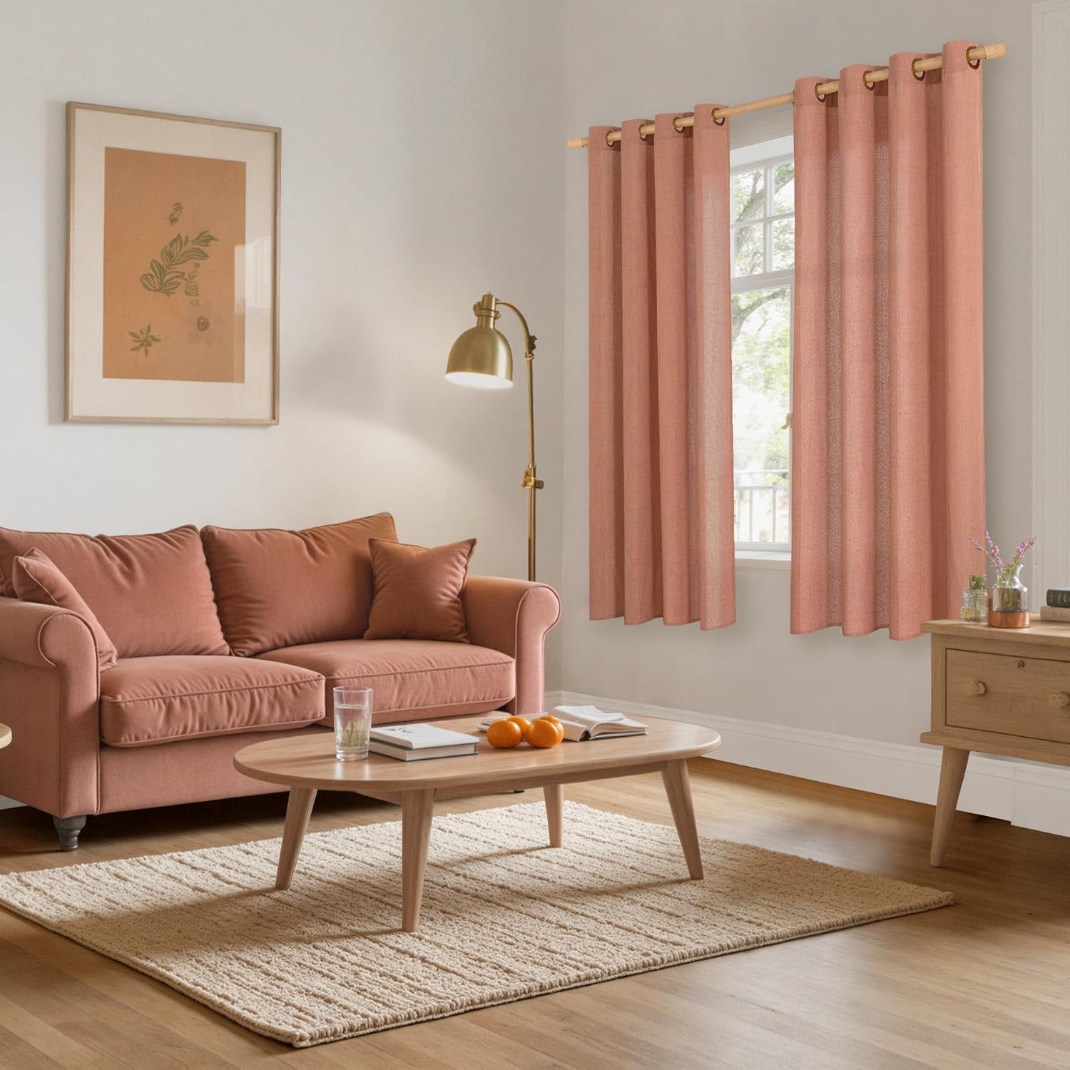 Detalle 2 de YoungsTex Curtains, 63-Inch Length