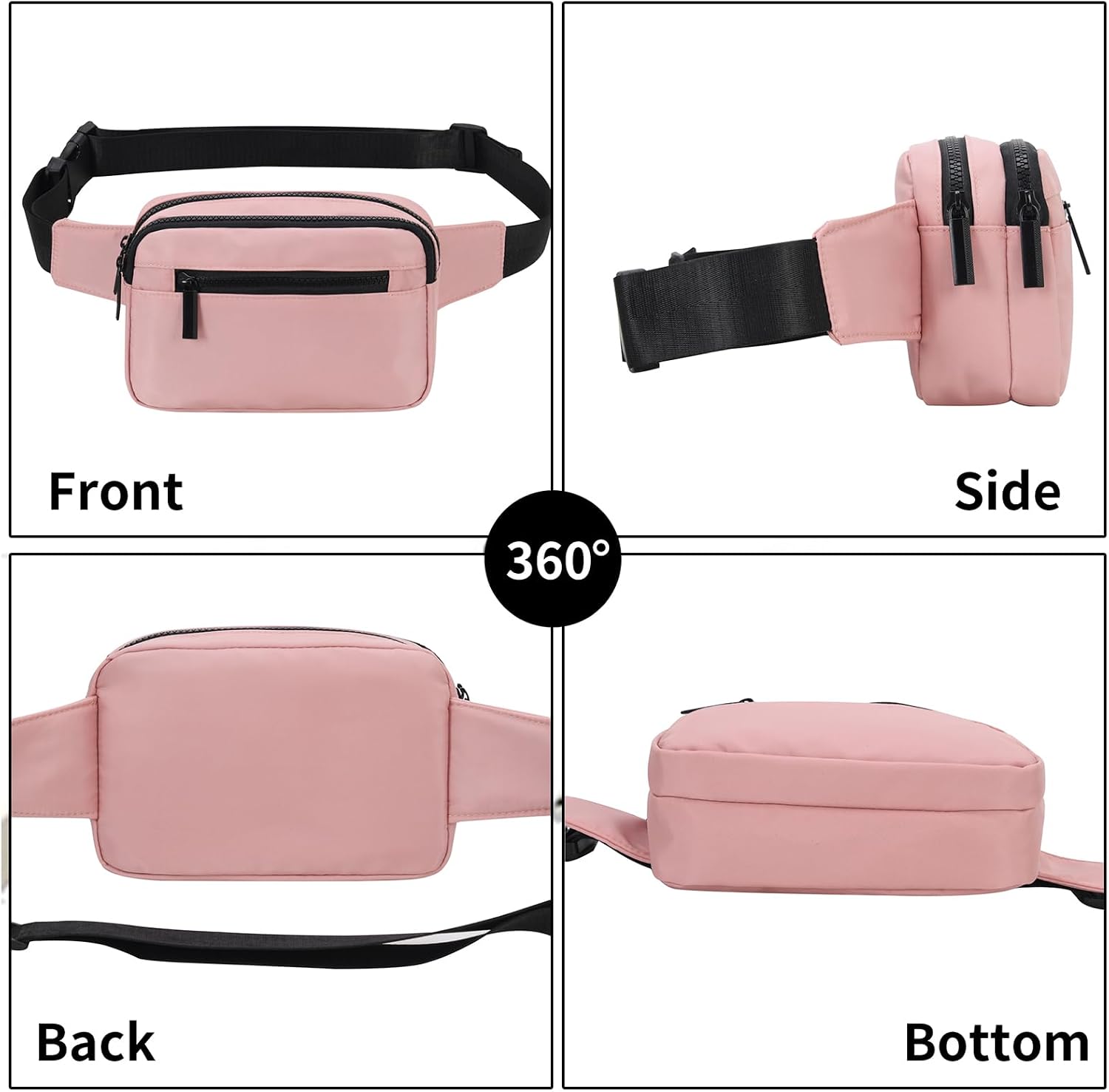 Thumbnail 4 de Bumbag Waist Fanny Pack for Ladies – 21x13x6 cm, 60–155 cm belt, waterproof polyester