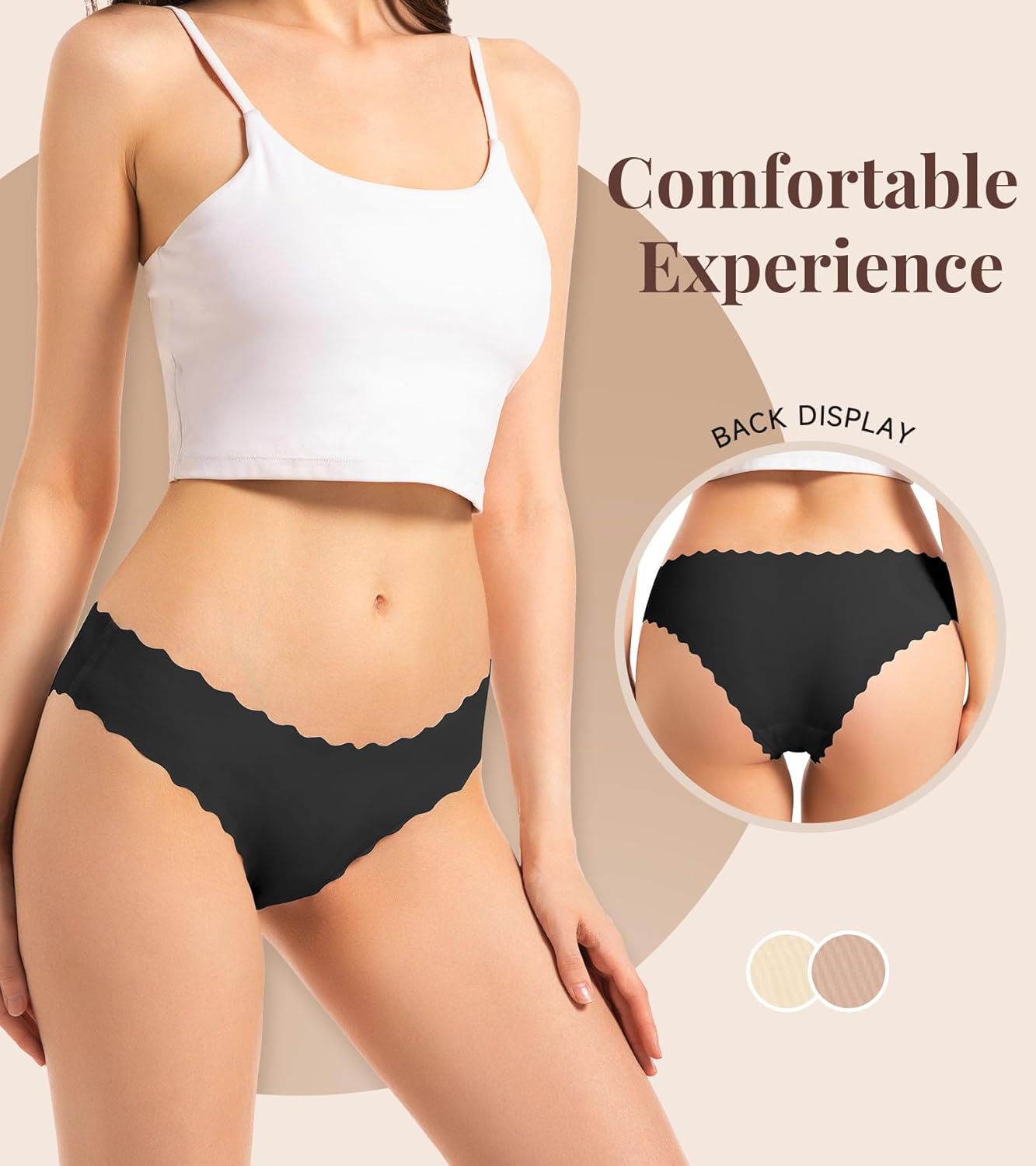 Detalle de TANSTC seamless knickers, 6 pack briefs