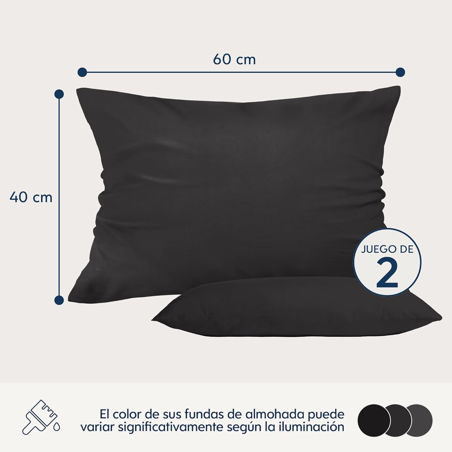 Thumbnail 1 de Dreamzie Fundas de Almohada 40x60 cm - Suave Microfibra 💤