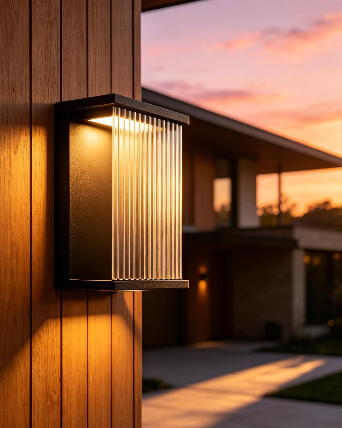 Thumbnail 6 de EBION LED Outdoor Wall Lights: 9W 3000K IP54 Aluminium Wall Lantern