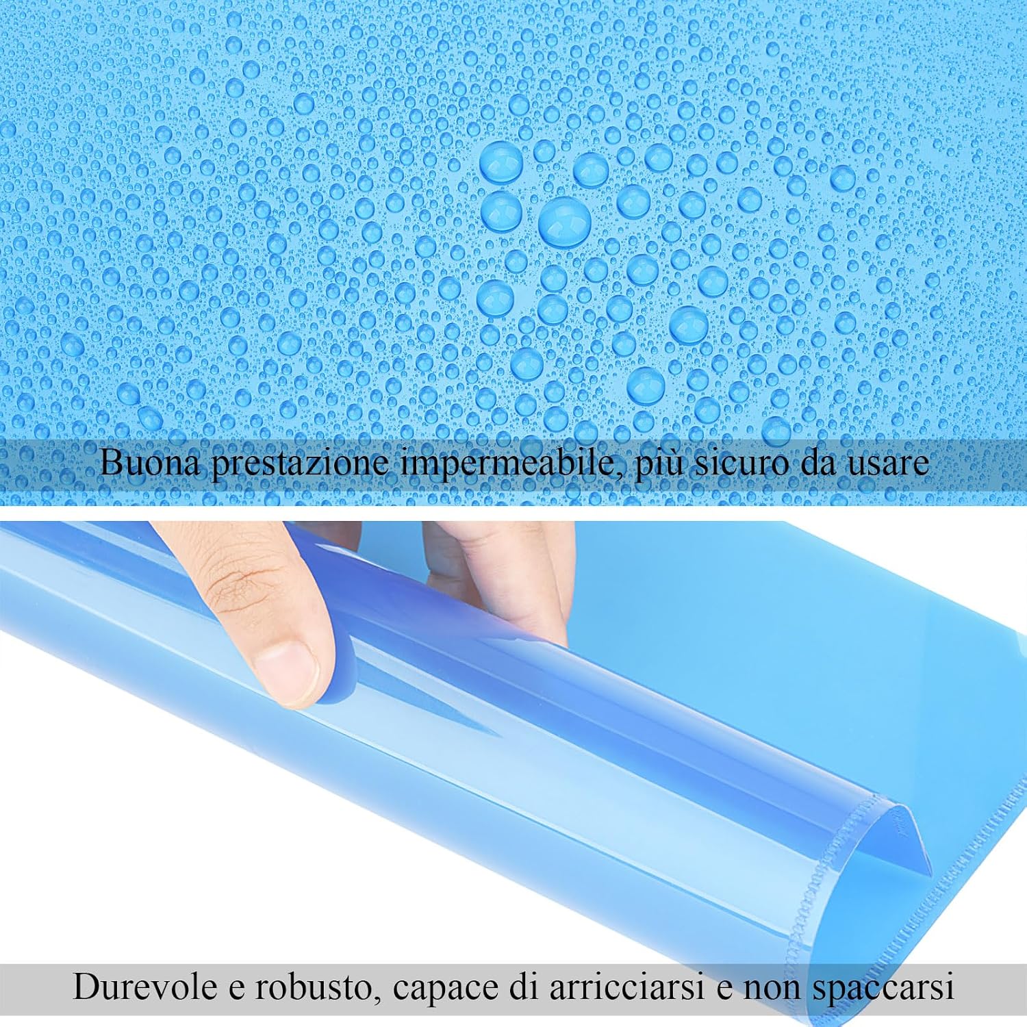 Thumbnail 5 de ZCZN Cartelline Portadocumenti A4 in Plastica, 14 pezzi, 7 colori brillanti, 31 cm x 22 cm