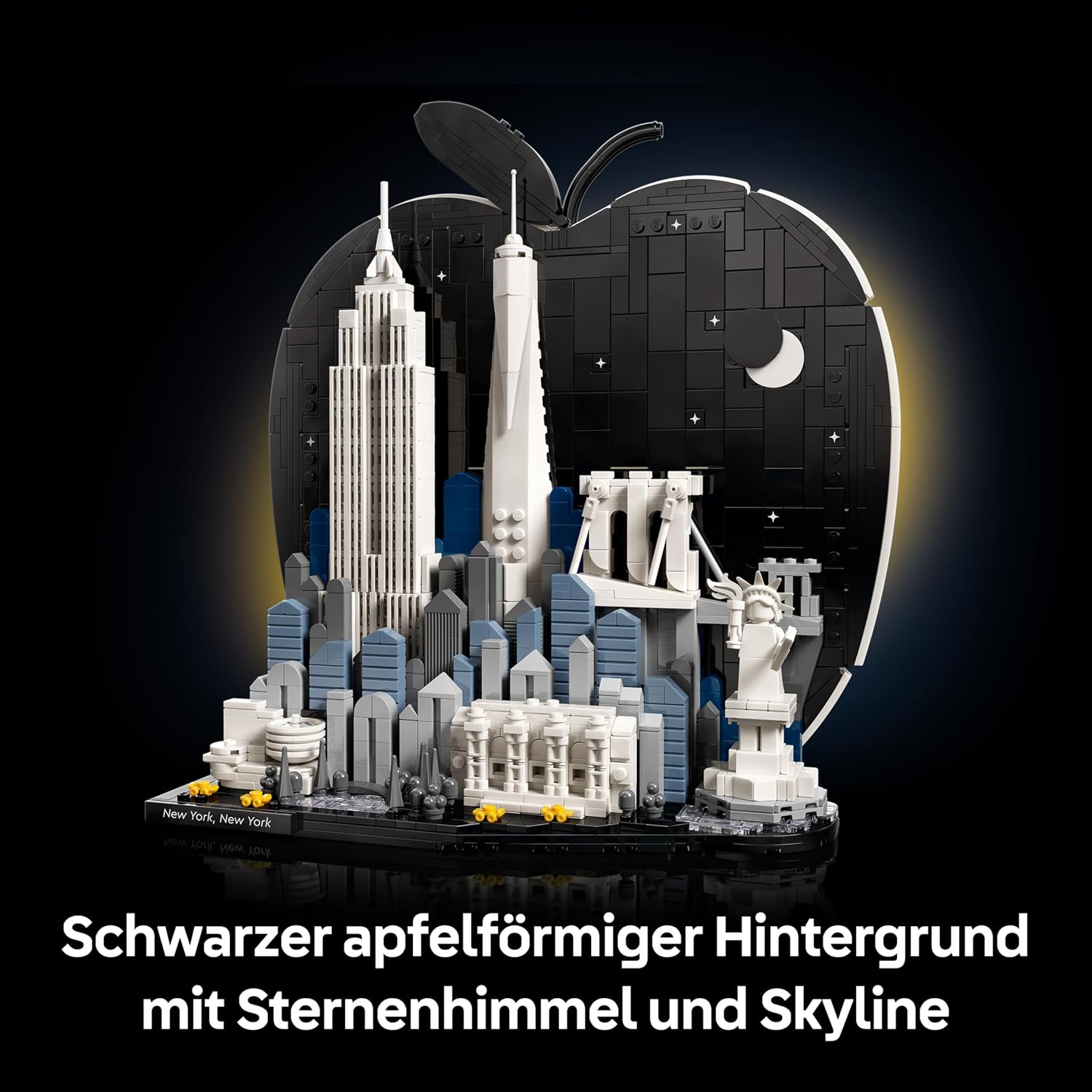Thumbnail 3 de LEGO Architecture New York City – The Big Apple (21066): Minimalistische 3D-Dekoration für Erwachsene