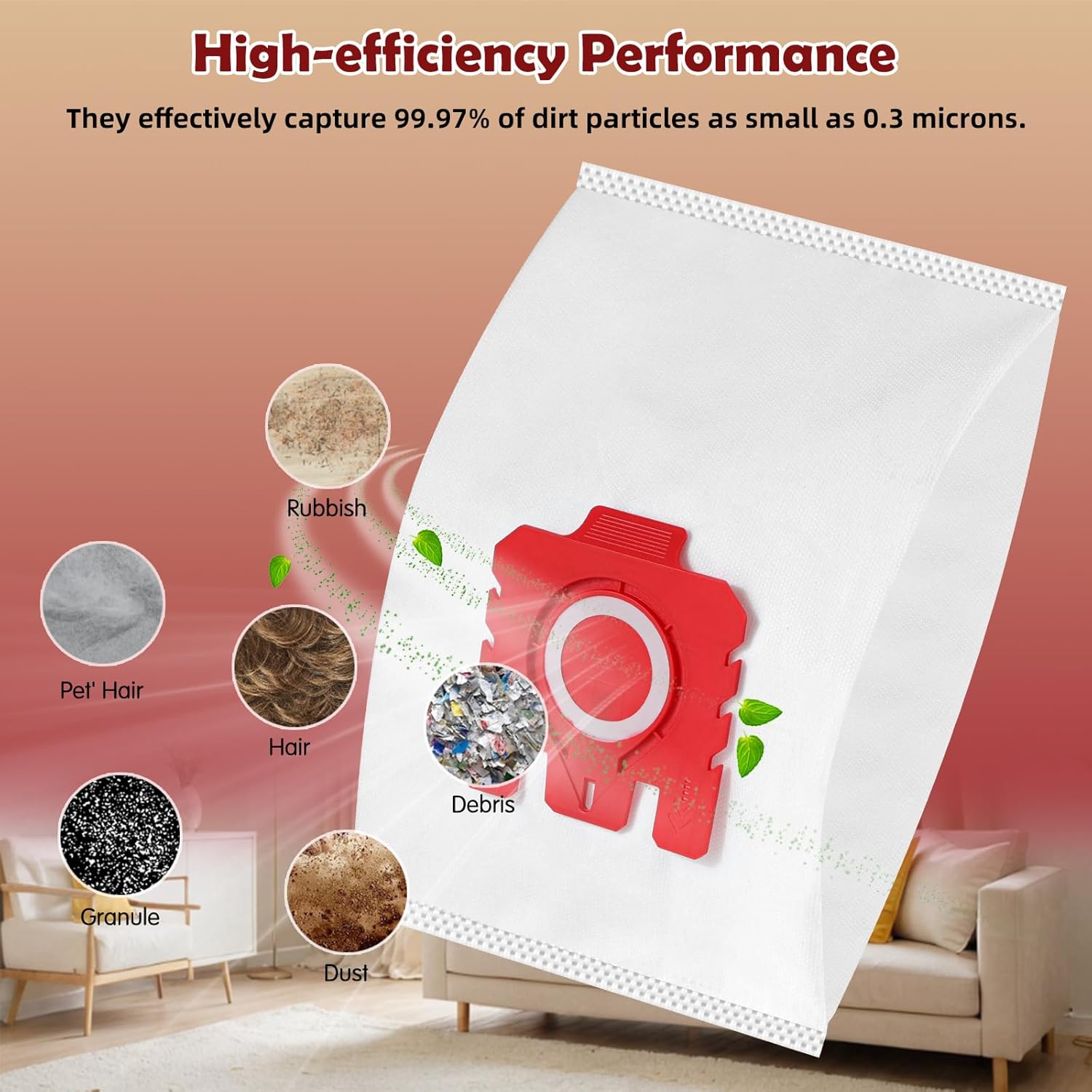 Thumbnail 4 de 12 Pack FJM Vacuum Bags with Filters 10123220