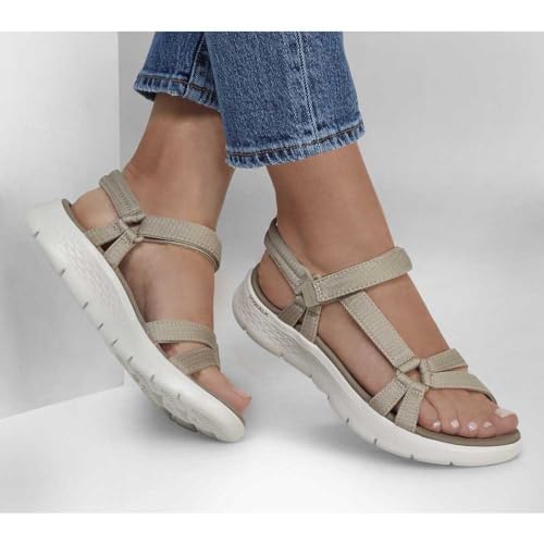 Thumbnail 1 de Skechers Go Walk Flex SublimeGO Walk Flex para mujer | Sandalia de río en tela gris pardo, 40 EU