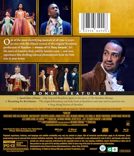 Thumbnail 1 de Hamilton (Blu-ray) by Disney