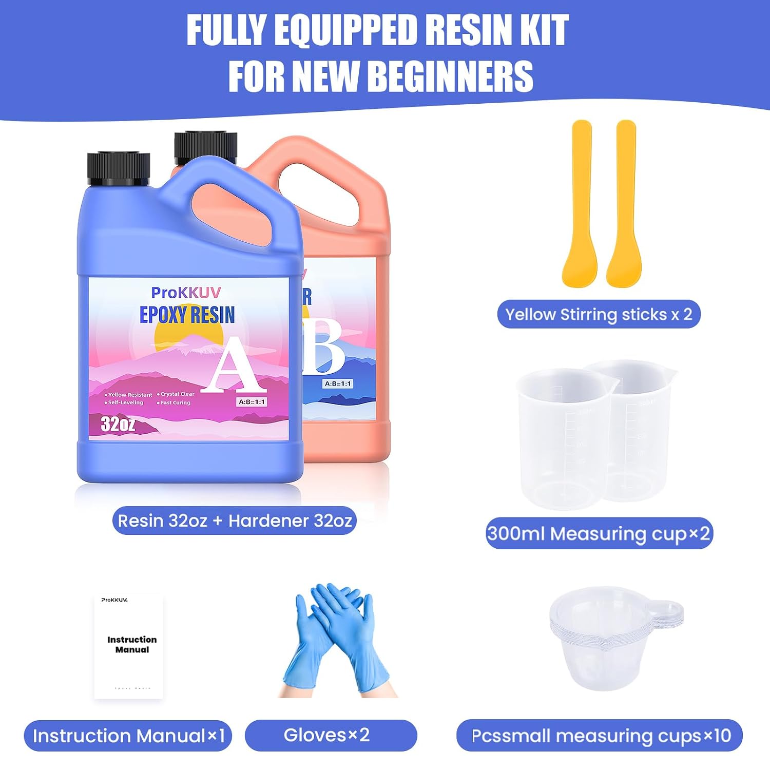 Detalle 2 de ProKKUV Epoxy Resin Kit 64 oz