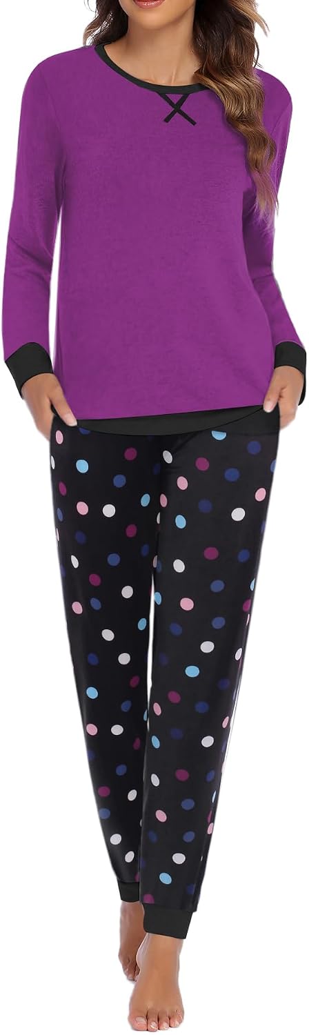 Detalle de Ekouaer Women's Pajama Set, Rayon Blend