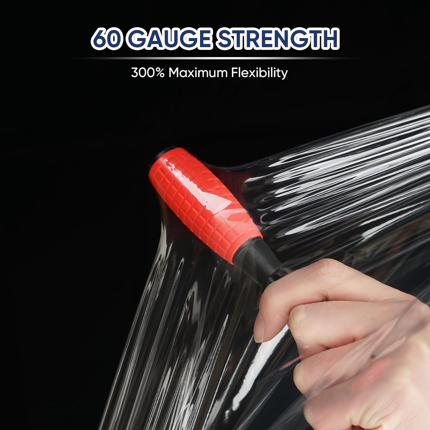 Thumbnail 2 de TICONN 15 in x 1000 ft Stretch Wrap Roll, 60-Gauge Moving Film