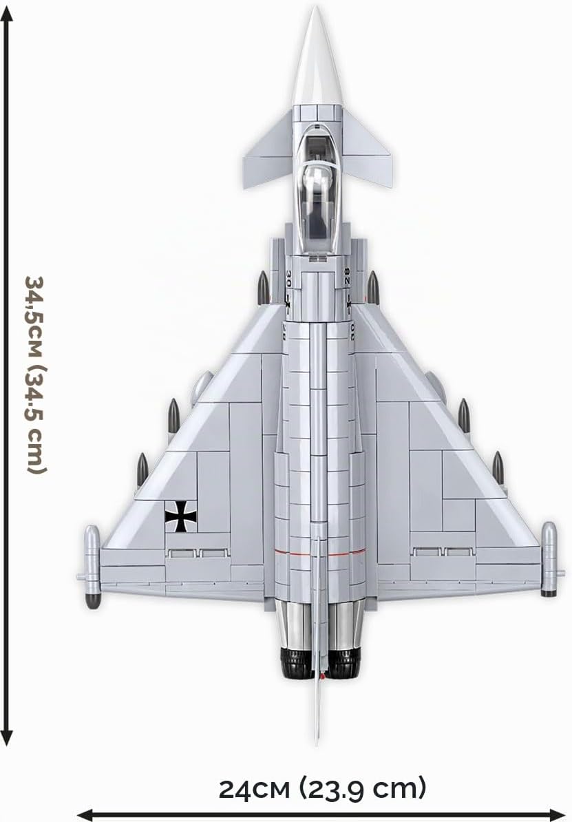 Thumbnail 5 de COBI Eurofighter COBI-5848 – model myśliwca z 644 klocków, skala 1:48