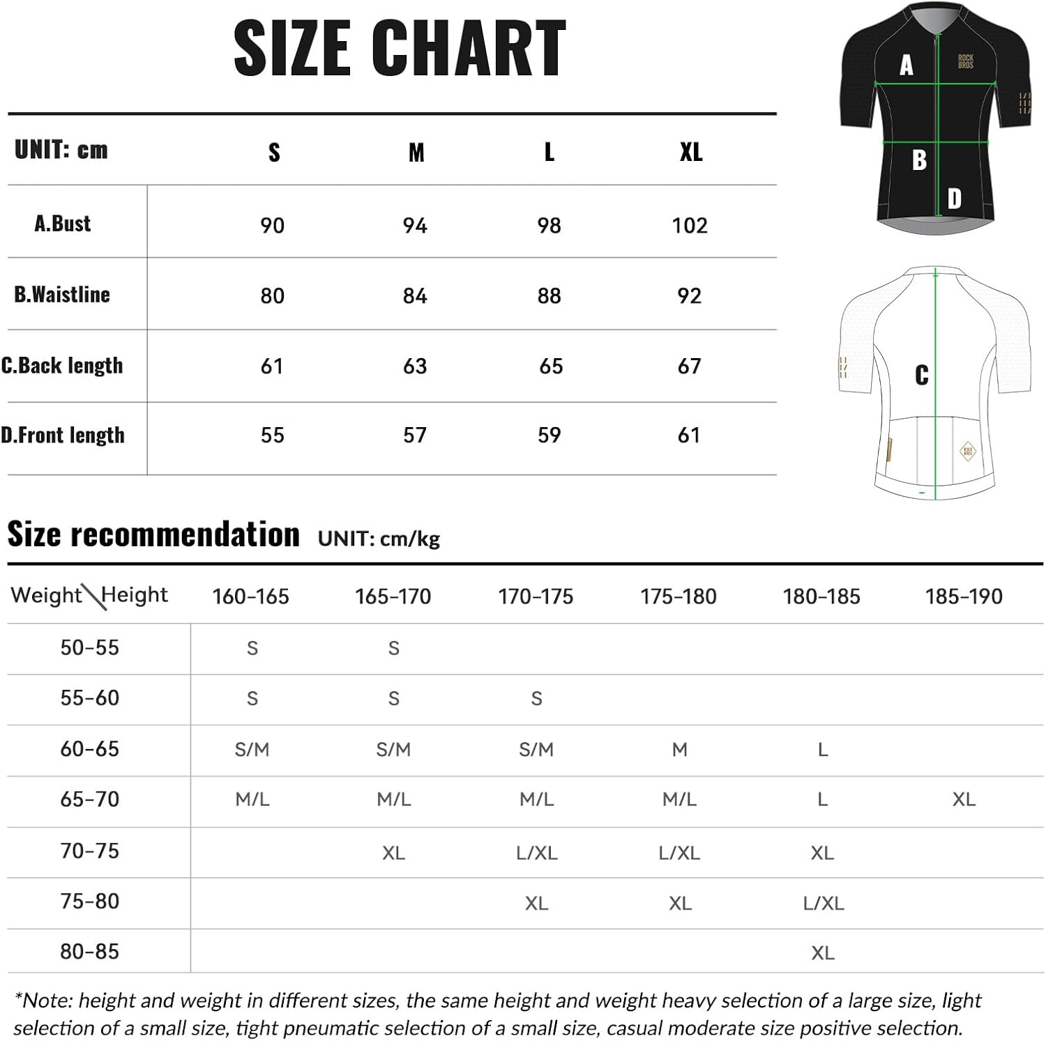 Thumbnail 6 de ROCKBROS Maglia ciclismo uomo estiva con maniche corte, traspirante e asciugatura rapida