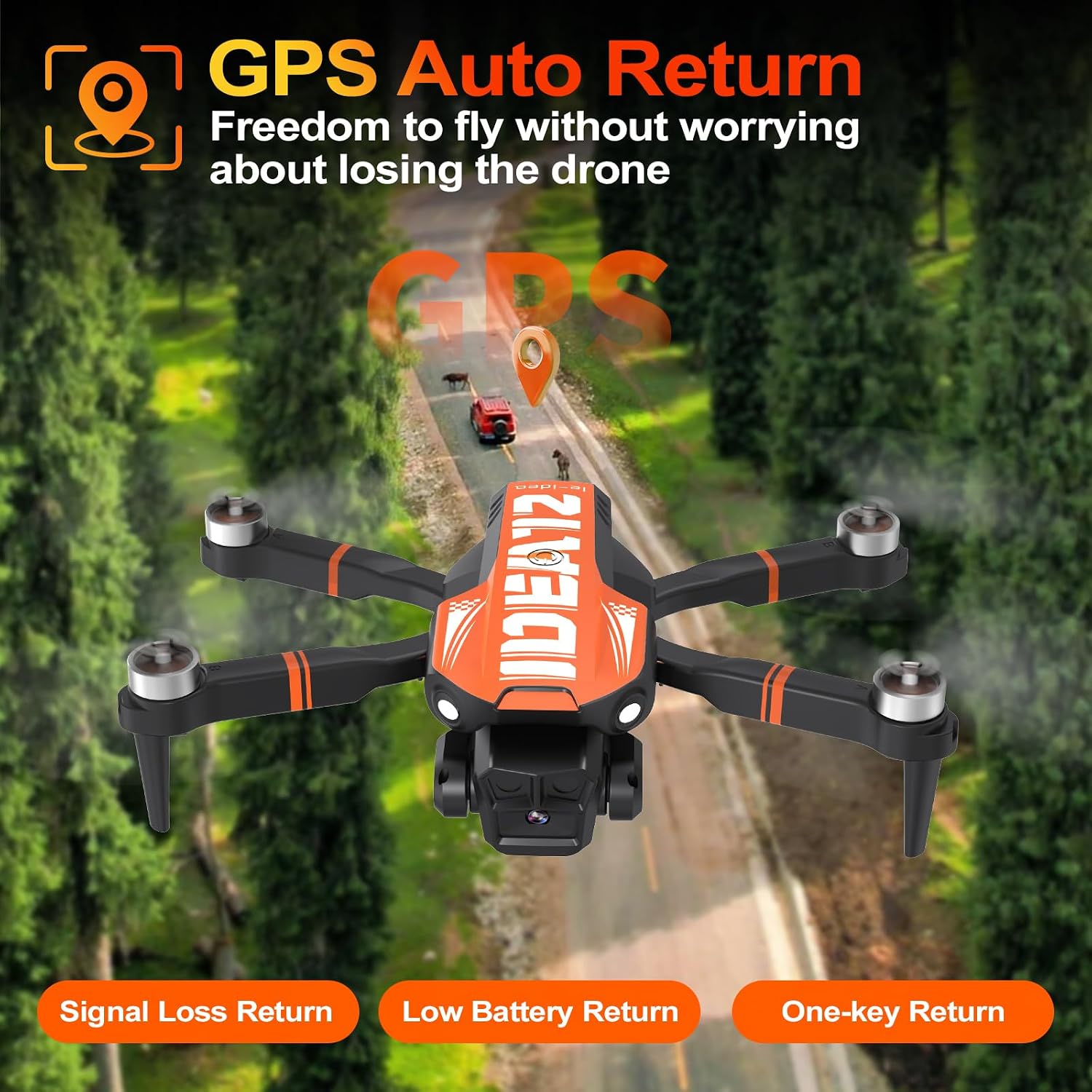 Detalle de LE-IDEA GPS Drone con Cámara 4K
