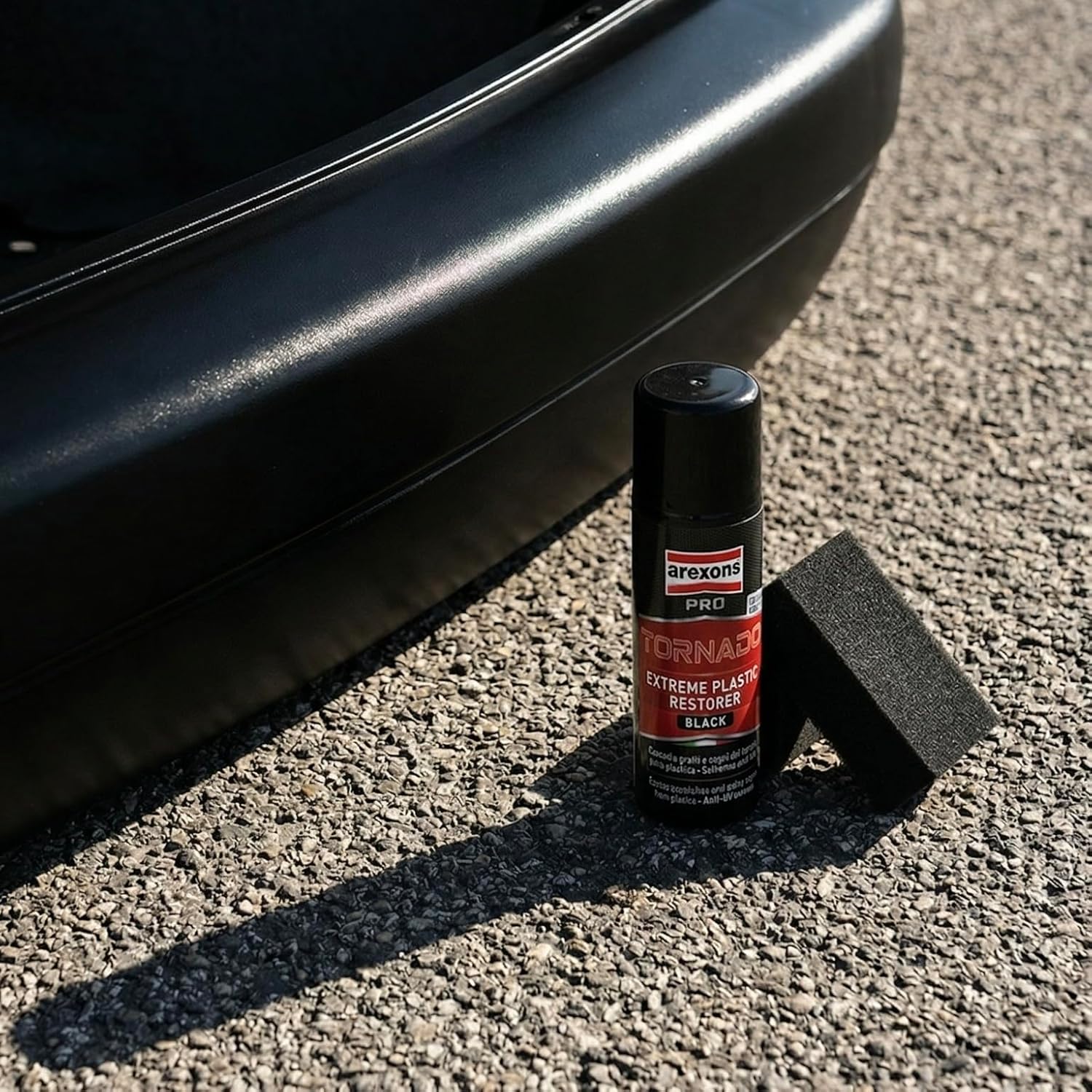 Detalle 1 de Arexons Car Care Pro Tornado – Super Rigenera Plastiche, 125 ml
