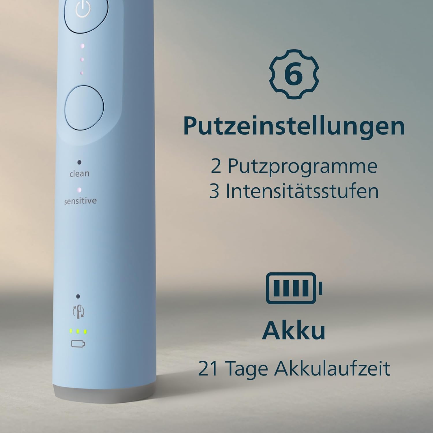 Thumbnail 6 de Philips Sonicare 6100 Schallzahnbürste 62.000 🪥