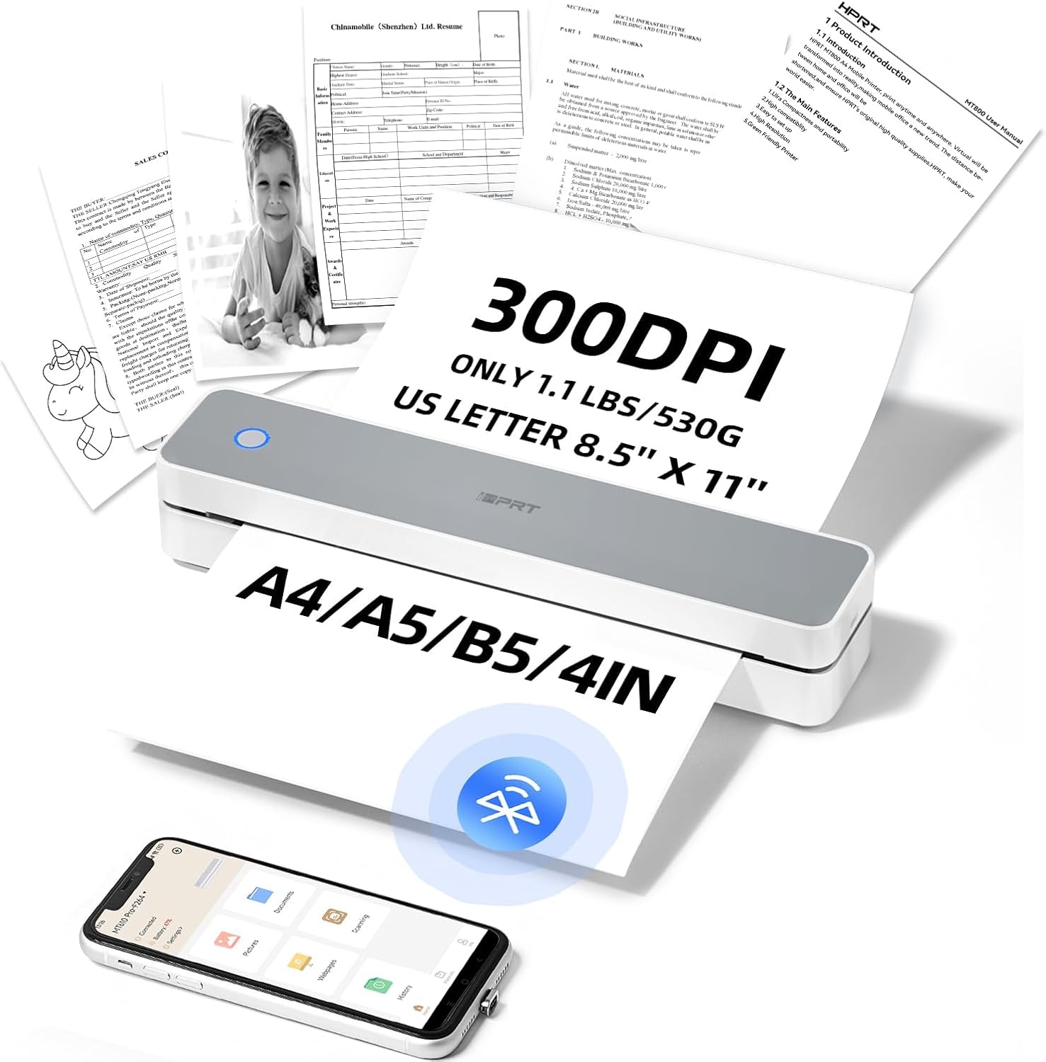 Detalle de iDPRT Portable Thermal Printer MT610 Pro