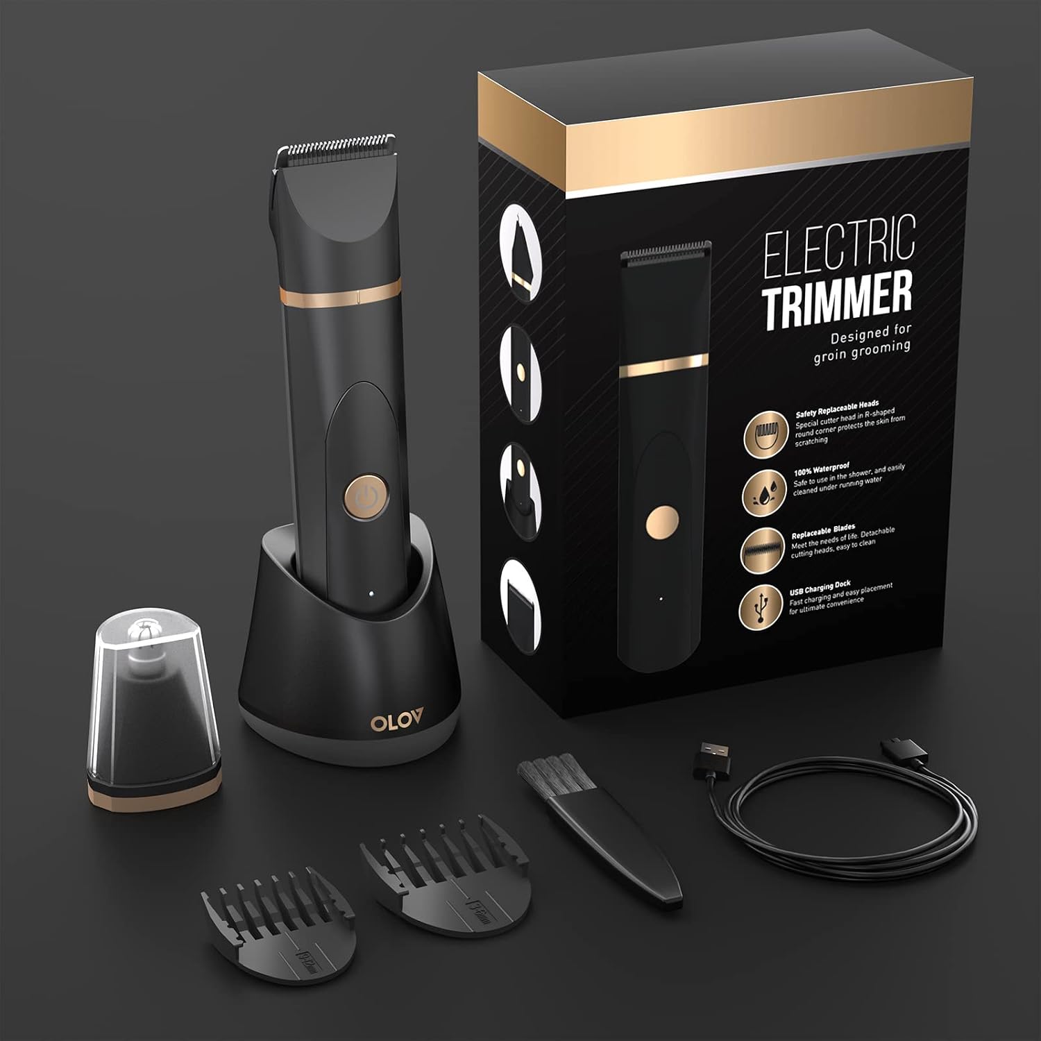 Thumbnail 6 de OLOV Body Groomer Ball Trimmer with USB 1 pack 🪒