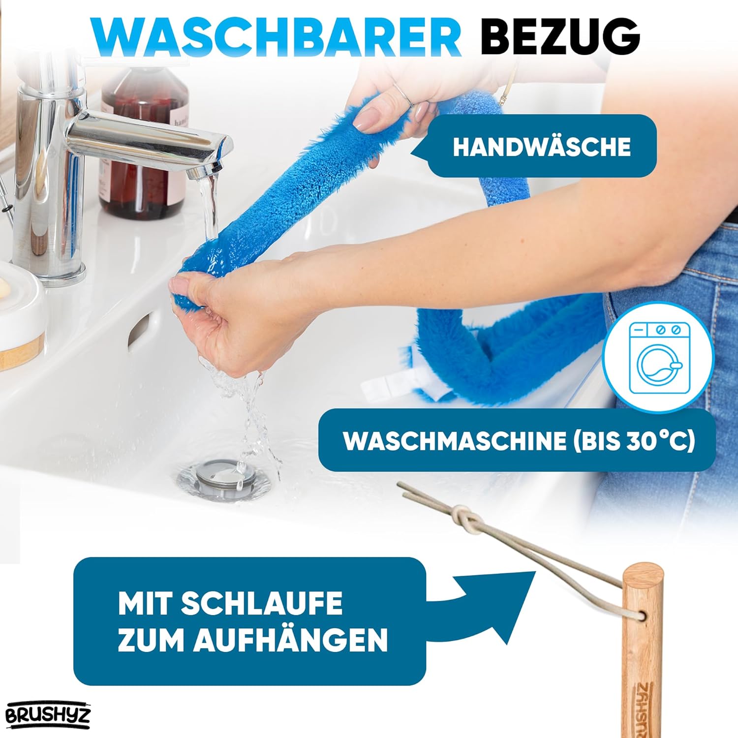 Thumbnail 5 de BRUSHYZ Heizungsbürste 115 cm für Heizkörper