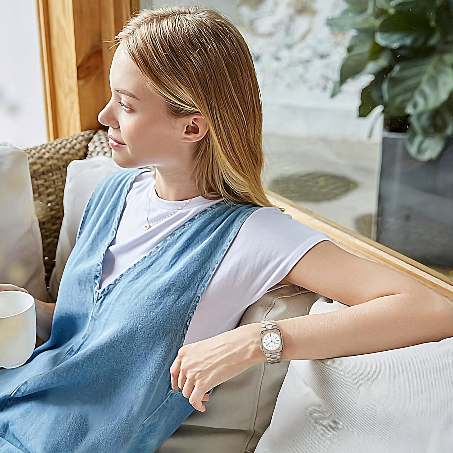 Thumbnail 6 de Netolo Metal Strap for Apple Watch (Series 11/10 46mm, Series 9/8/7 45mm, SE/SE 2 44mm, Series 6/5/4/3/2/1 42mm)