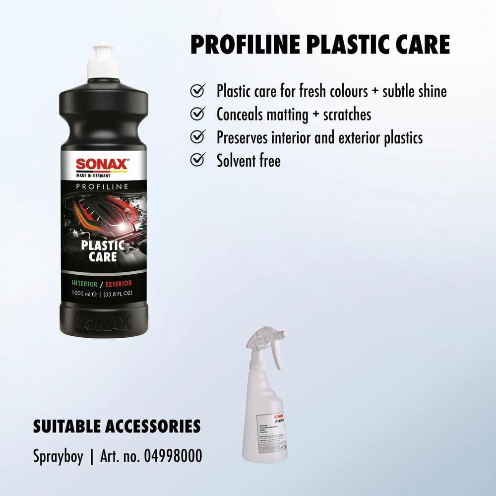 Thumbnail 3 de SONAX PROFILINE PlasticCare (1 Liter) – Plastic colour refresh and subtle shine for car interiors