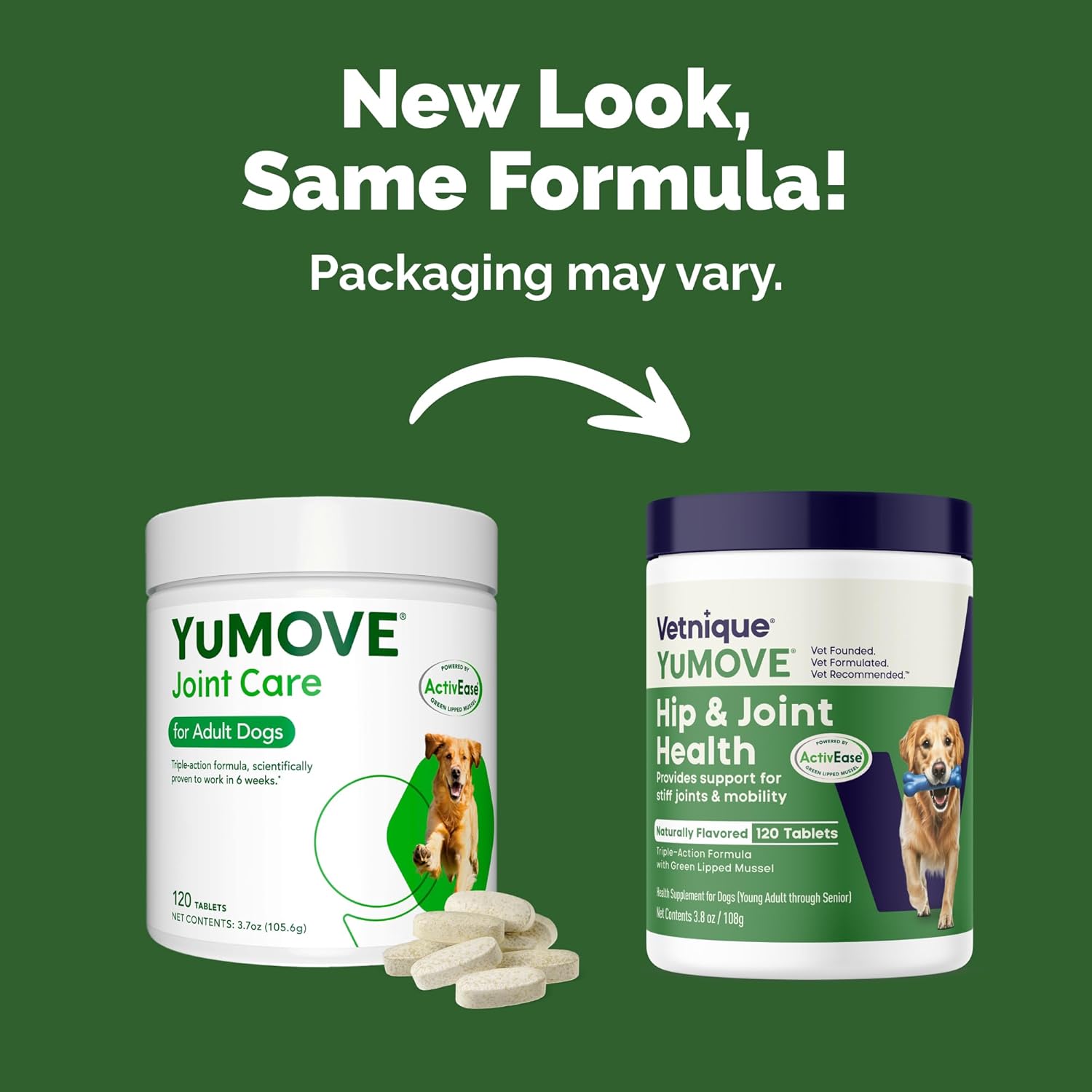 Thumbnail 2 de YuMOVE Integratore articolazioni cane 5-8 anni con cozza verde (ActivEase) – 120 compresse da 150 mg