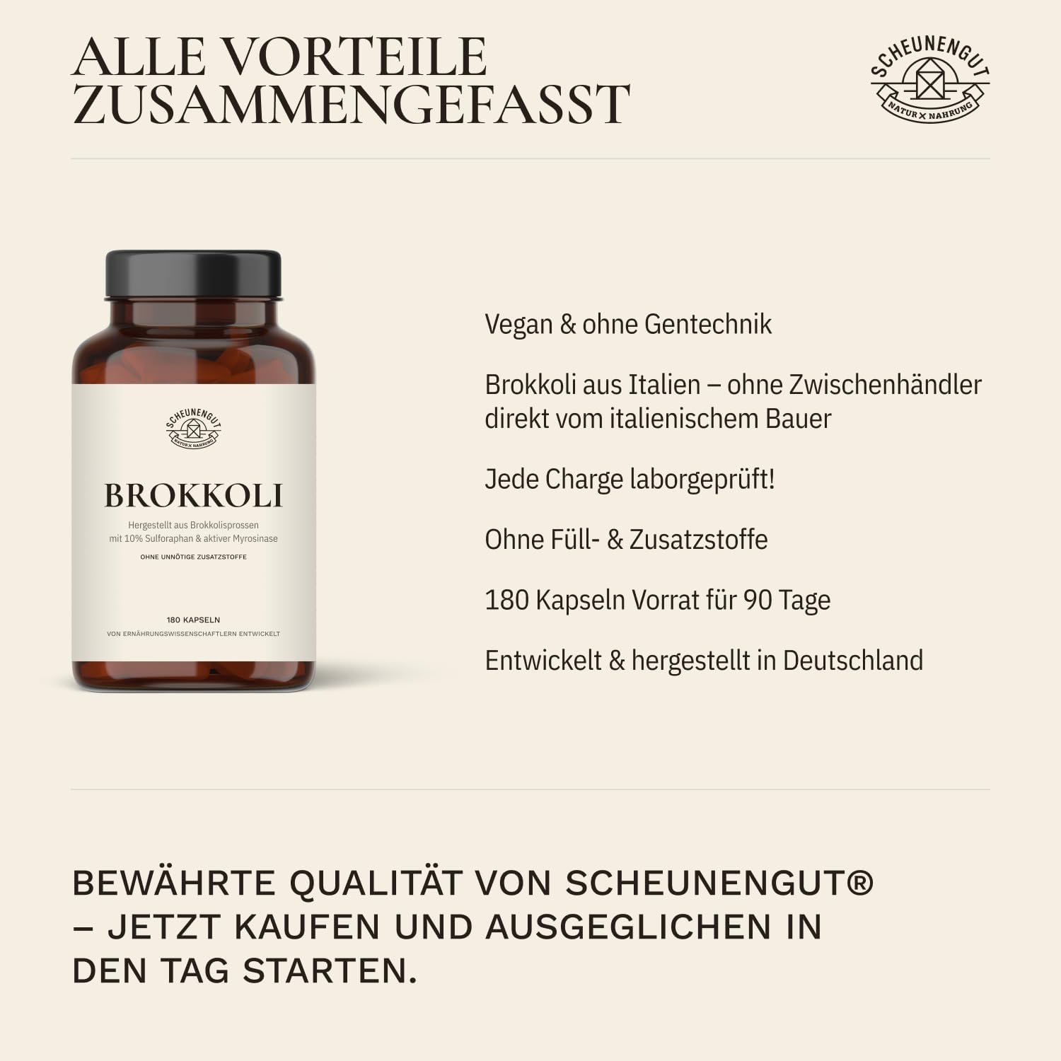 Thumbnail 5 de SCHEUNENGUT Brokkoli Kapseln 30.000 mg 🥦