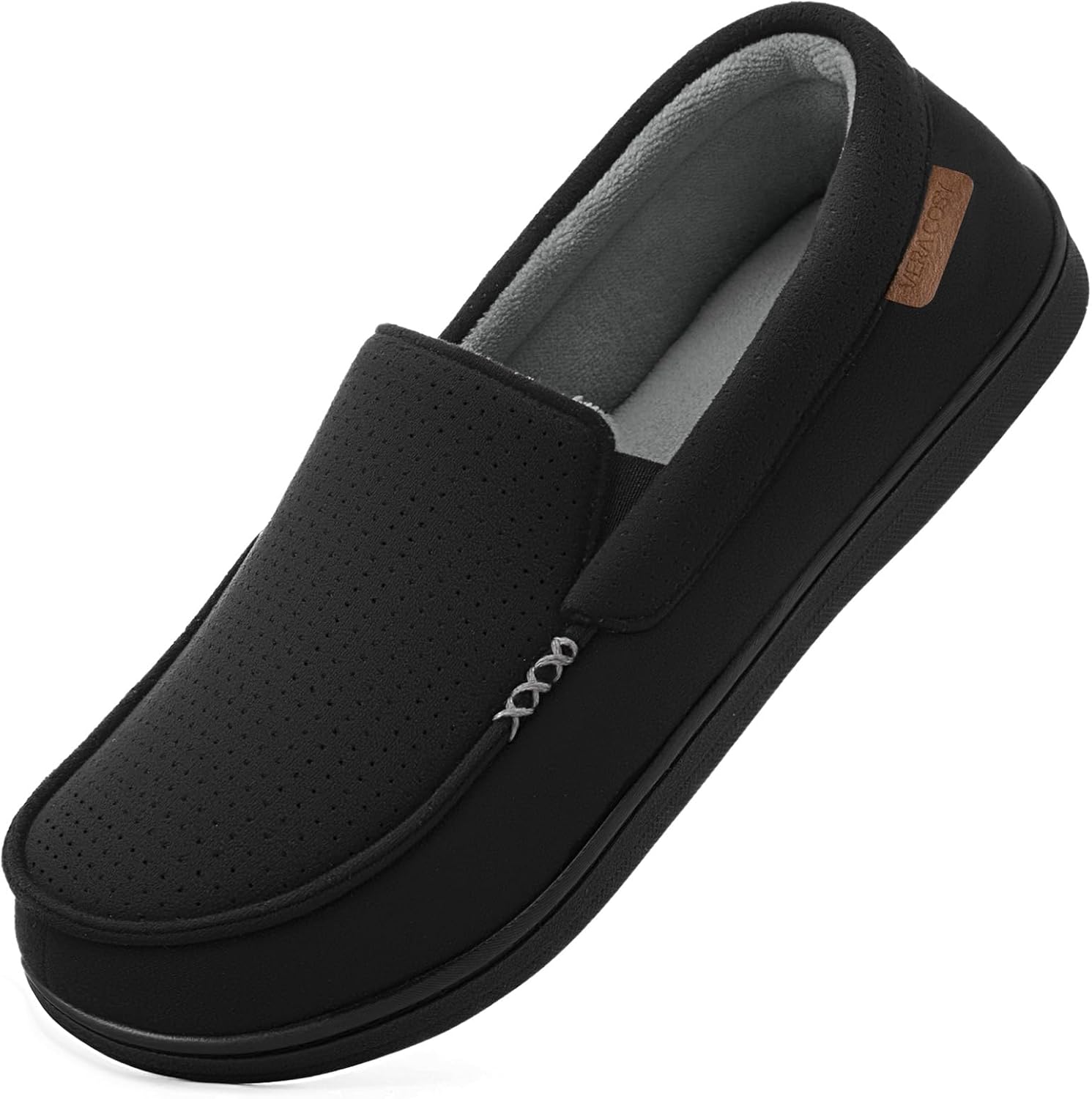 Detalle de VeraCosy memory foam moccasin slippers